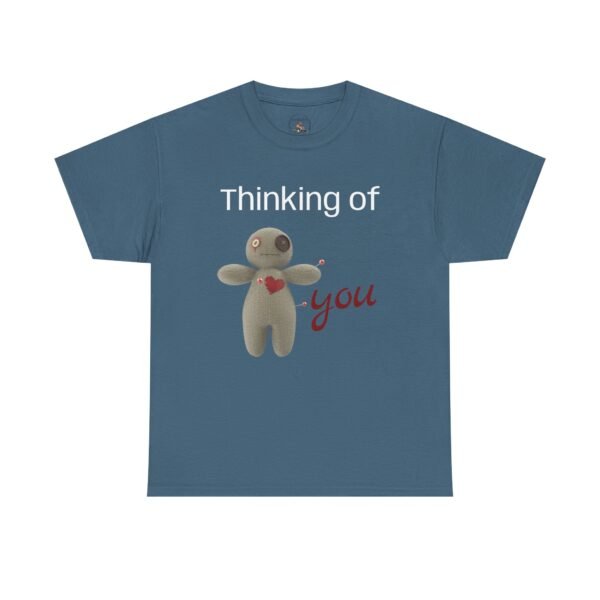 Thinking of You Voodoo Doll T-Shirt  Sarcastic Love Unisex Tee - Image 25
