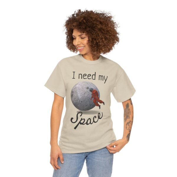I Need My Space T-Shirt – Funny Astronaut Moon Graphic Tee Unisex Tee - Image 12