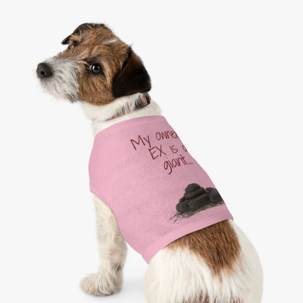 My Owner’s Ex Is a Giant 💩 – Funny Dog Tank Top  for Humor Lovers - Image 17