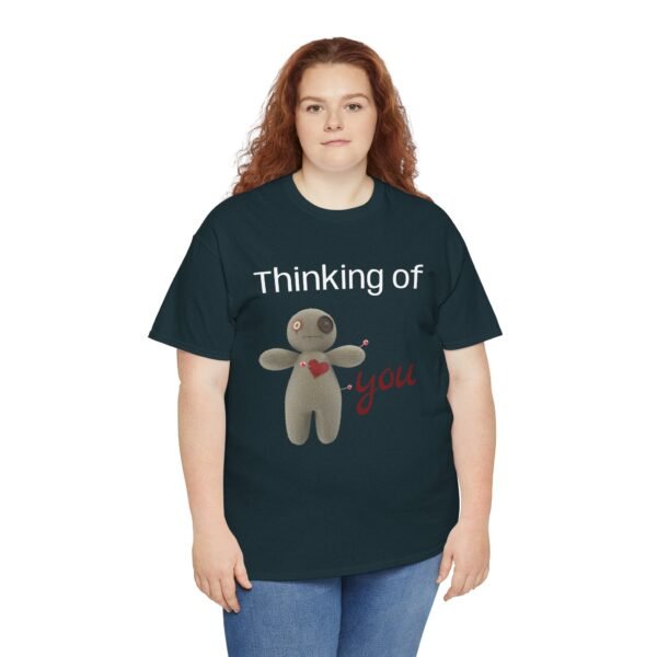 Thinking of You Voodoo Doll T-Shirt  Sarcastic Love Unisex Tee - Image 16