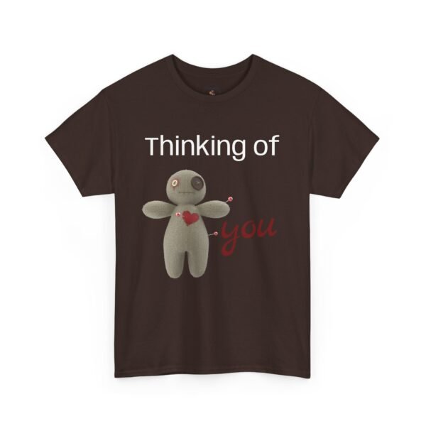 Thinking of You Voodoo Doll T-Shirt  Sarcastic Love Unisex Tee - Image 21