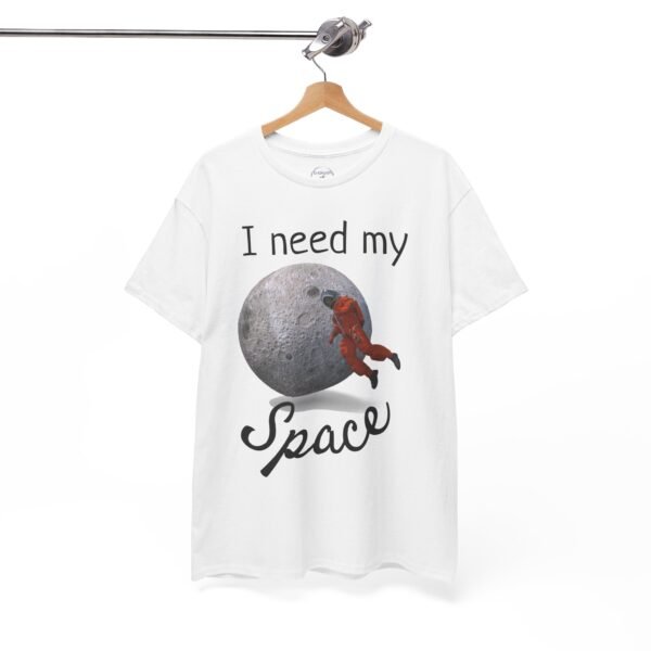 I Need My Space T-Shirt – Funny Astronaut Moon Graphic Tee Unisex Tee - Image 8