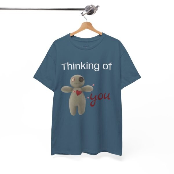 Thinking of You Voodoo Doll T-Shirt  Sarcastic Love Unisex Tee - Image 24
