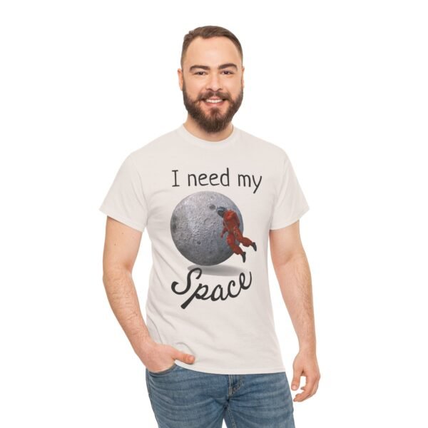 I Need My Space T-Shirt – Funny Astronaut Moon Graphic Tee Unisex Tee - Image 18
