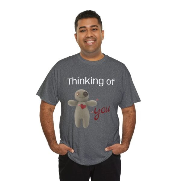 Thinking of You Voodoo Doll T-Shirt  Sarcastic Love Unisex Tee - Image 12