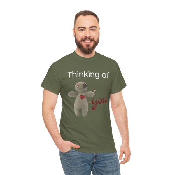 Thinking of You Voodoo Doll T-Shirt  Sarcastic Love Unisex Tee - Image 7
