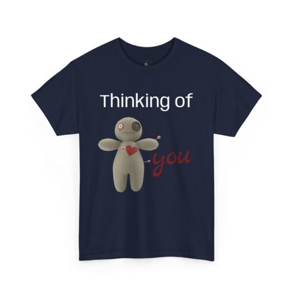 Thinking of You Voodoo Doll T-Shirt  Sarcastic Love Unisex Tee - Image 38