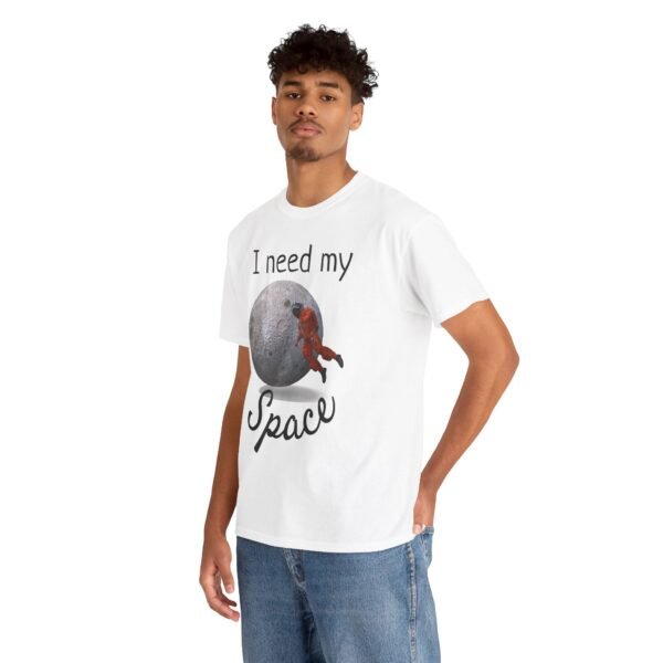 I Need My Space T-Shirt – Funny Astronaut Moon Graphic Tee Unisex Tee - Image 6