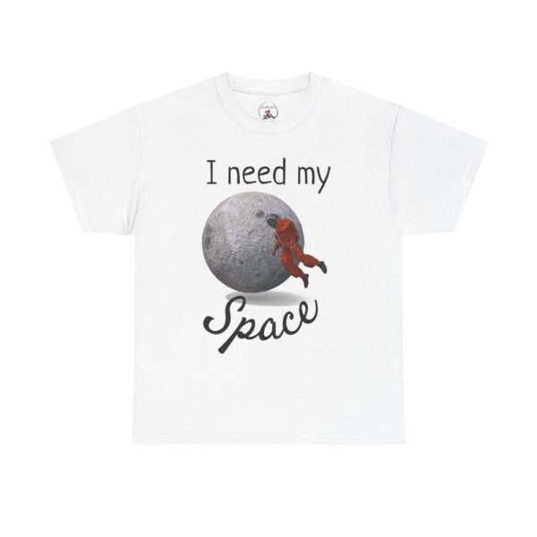 I Need My Space T-Shirt – Funny Astronaut Moon Graphic Tee Unisex Tee - Image 9